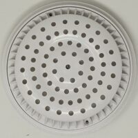 Super Pro SPG-25-8000 M/V AV 8" Frame & Grate White Drain Cover