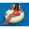 Swimline Pina Colada Inflatable Pool Ring White/Yellow