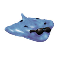 GAME Stingray Pool Float Inflatable Ride on with Handles & Cup Holders