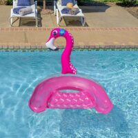 279339092-2 Poolmaster Pink Flamingo Sling Chair Swimming Pool Float Lounge, Pink Pantone