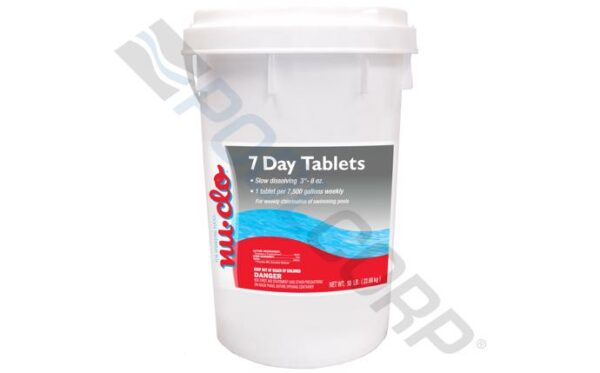 NUL-50-1269_medium_5b6334fc-3b3c-42f7-ac88-2d00c08f7d33 Chlorine Tablets50 lb Container 3" 8 oz 7-Day