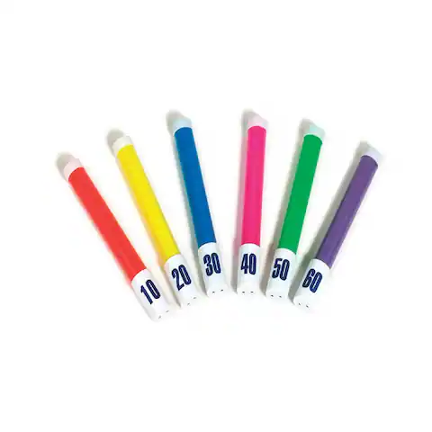 Pack-of-6-Vibrantly-Colored-Flexible-Dive-Stick-Swimming-Pool-Toys-8.25 Pack of 6 Vibrantly Colored Flexible Dive Stick Swimming Pool Toys 8.25