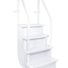 HYDROTOOLS 87940 Premium Resin in-Pool Steps with Handrails