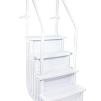 606410236-1 HYDROTOOLS 87940 Premium Resin in-Pool Steps with Handrails