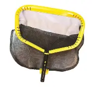 JED Pool Tools 40-387 Professional Aluminum Micro Mesh Deep Leaf Rake