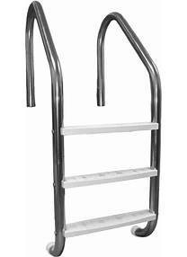 Super-Pro 3-Step Pool Ladder with Plastic Treads